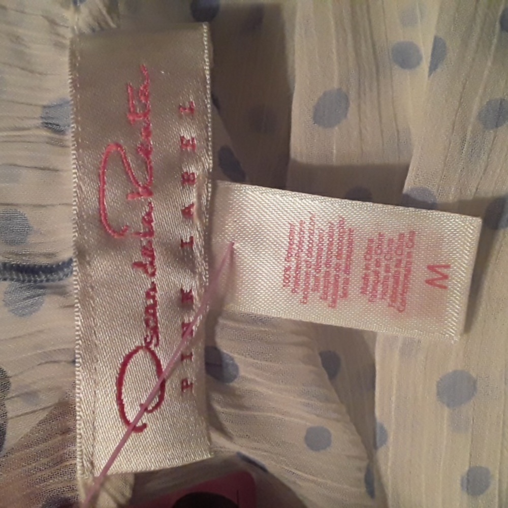 NWOT Medium Oscar De La Renta Feminine And Girly Two-piece Lingerie Set - Picture 10 of 14